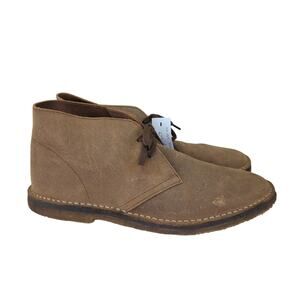 J.Crew‎ MacAlister Boots Leather AQ227 Brown Chukka Men's Size 10 Ankle Lace-up